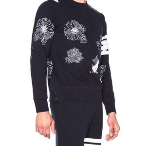 Authentic THOMBROWNE Koi &Chrysanthemum Sweatshirt